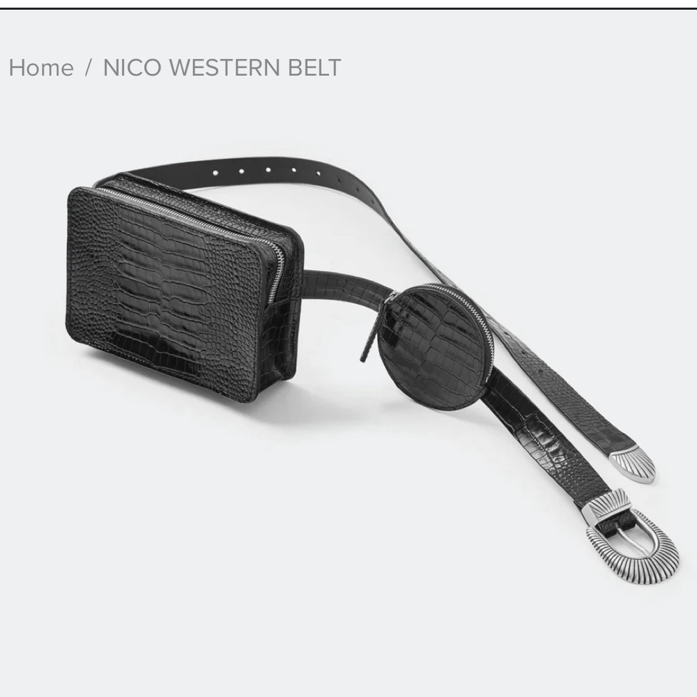 Freda Salvador Nico Western Belt with Ava and Lou bags